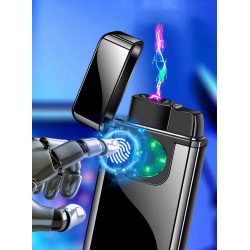Soleil World - Bricheta electronica cu arc dublu, gaz si electrica, cu ecran tactil, 26964, tescomak.ro