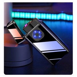 Soleil World - Bricheta electronica cu arc dublu, gaz si electrica, cu ecran tactil, 26967, tescomak.ro
