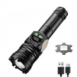 COBA - Lanterna portabila A280 cu zoom LCD in 4 culori si magnet, 27355, tescomak.ro