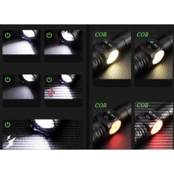 COBA - Lanterna portabila A280 cu zoom LCD in 4 culori si magnet, 27358, tescomak.ro