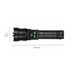 COBA - Lanterna portabila A280 cu zoom LCD in 4 culori si magnet, 27359, tescomak.ro