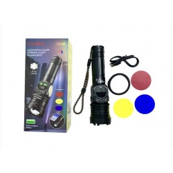 COBA - Lanterna portabila A280 cu zoom LCD in 4 culori si magnet, 27362, tescomak.ro