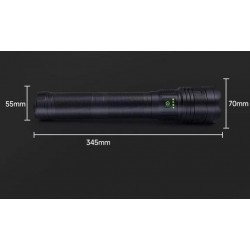 COBA - Lanterna profesionala CB X119 incarcare type C, raza de actiune 1000m, 27441, tescomak.ro