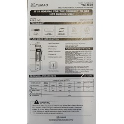 YEMAO - Mini lanterna de urgenta, reincarcabila, de camping, magnetica, 1500lm, 27492, tescomak.ro