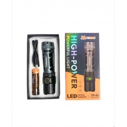 YEMAO - Lanterna tactica EDC A6, 2200 lm, intrerupator Dublu, incarcare USB C, baterie 18650, 5 moduri de iluminare, 27710, tescomak.ro