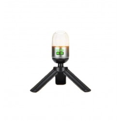Lanterna mini de camping, multifunctionala, reincarcabila, cu baza magnetica si trepied
