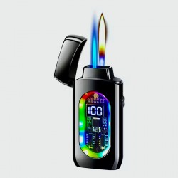 Soleil World - Bricheta cu gaz, rezistenta la vant, flacara dubla, 29113, tescomak.ro