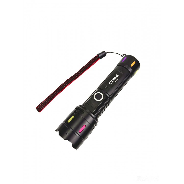 COBA - Lanterna reincarcabila COBA CB-X89, zoom, 9800 mAh, metal, LCD, 500m