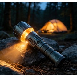 YEMAO - Lanterna de camping Yemao YM-A8, corp metalic, magnet, power bank, 500m, 29712, tescomak.ro