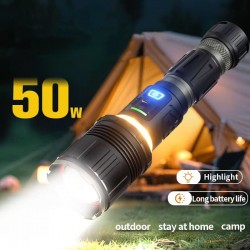 YEMAO - Lanterna de camping Yemao YM-A8, corp metalic, magnet, power bank, 500m, 29714, tescomak.ro