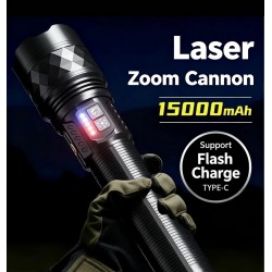 YEMAO - Lanterna YEMAO YM-G641 TG 60W, acumulator 33140, Power Bank, Type-C, zoom, 29853, tescomak.ro