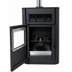 Soba Hibrida cu Aer Cald, Lemne si Peleti, 23kW- 200m²