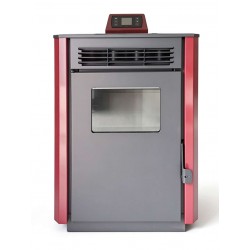 Soba Hibrida cu Aer Cald, Lemne si Peleti, 9kW- 80m²