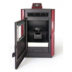 EAST FLAME - Soba Hibrida cu Aer Cald, Lemne si Peleti, 9kW- 80m², 29943, tescomak.ro