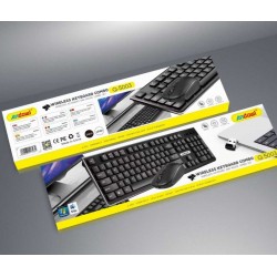 Tastatura si mouse fara fir 2,4 GHz-Set