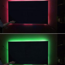 Banda LED impermeabila RGB 5050 cu telecomanda