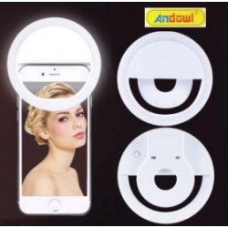 Lampa inel de umplere reincarcabila pentru telefoane mobile cu clema