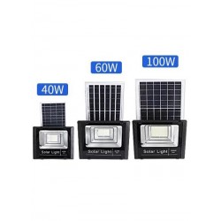 TESCOMAK - Proiector LED SMD, cu panou solar si telecomanda, 36000 mAh LiFePO4, 6000K, 6859, tescomak.ro