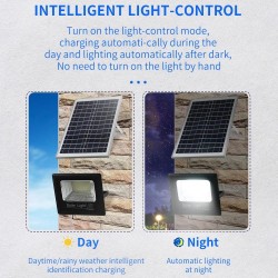 TESCOMAK - Proiector LED SMD, cu panou solar si telecomanda, 36000 mAh LiFePO4, 6000K, 6863, tescomak.ro