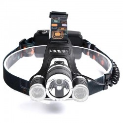 Soleil World - Lanterna de cap cu lumina alba, 10W, 3 moduri, 5000LM, 6904, tescomak.ro