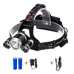 Soleil World - Lanterna de cap cu lumina alba, 10W, 3 moduri, 5000LM, 6910, tescomak.ro