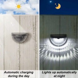 Soleil World - Lampa solara LED de perete cu senzor lumina, 7234, tescomak.ro