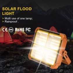 Soleil World - Proiector LED cu panou solar 200 W, 7658, tescomak.ro