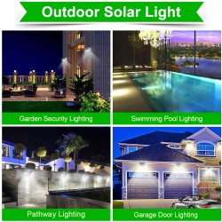 Soleil World - Lampa solara-100 led Cob, unghi de 270 de grade, 8040, tescomak.ro