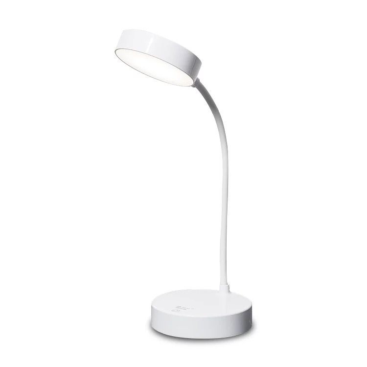 Soleil World - Lampa de studiu cu protectie a ochilor, pliabila, reincarcabila, baza rotunda