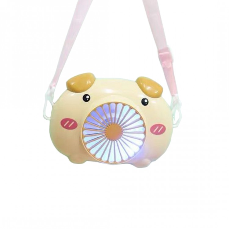 ROOD TRADE EXCLUSIV - Mini ventilator cu baterie reincarcabila Pig Fan