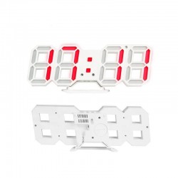 TESCOMAK - Ceas Decorativ 3D cu alarma, afisare ora, data, anul, temperatura, 9670, tescomak.ro